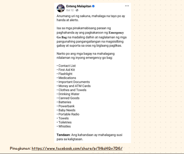 <p>Enumerasyon o Paglilista</p>