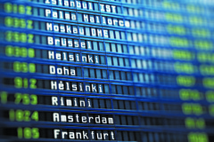 departure board