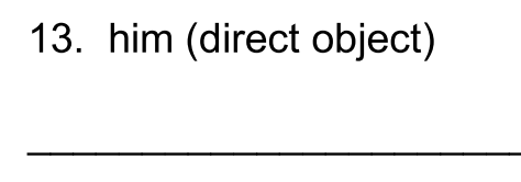 <p>II. Translate into Latin. (15 pts.)</p>