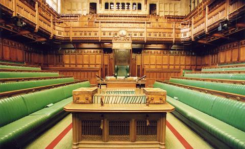 <p>Who designed the Chamber of the House of Commons, Houses of Parliament (Westminster Palace)?</p>