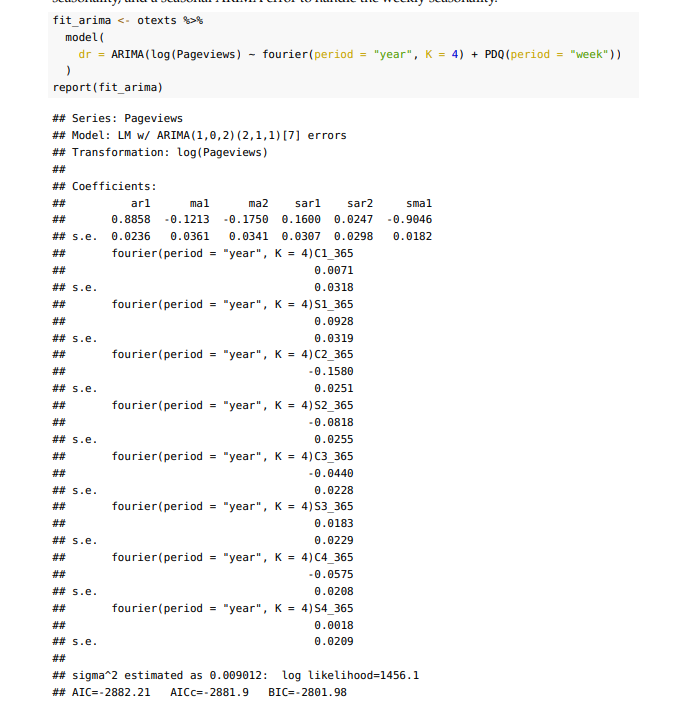 <p>Write down the dynamic regression model, with log transformation and ARIMA error term using backshift notation.</p><p></p><p>Ensure you state how the error term is distributed.</p>