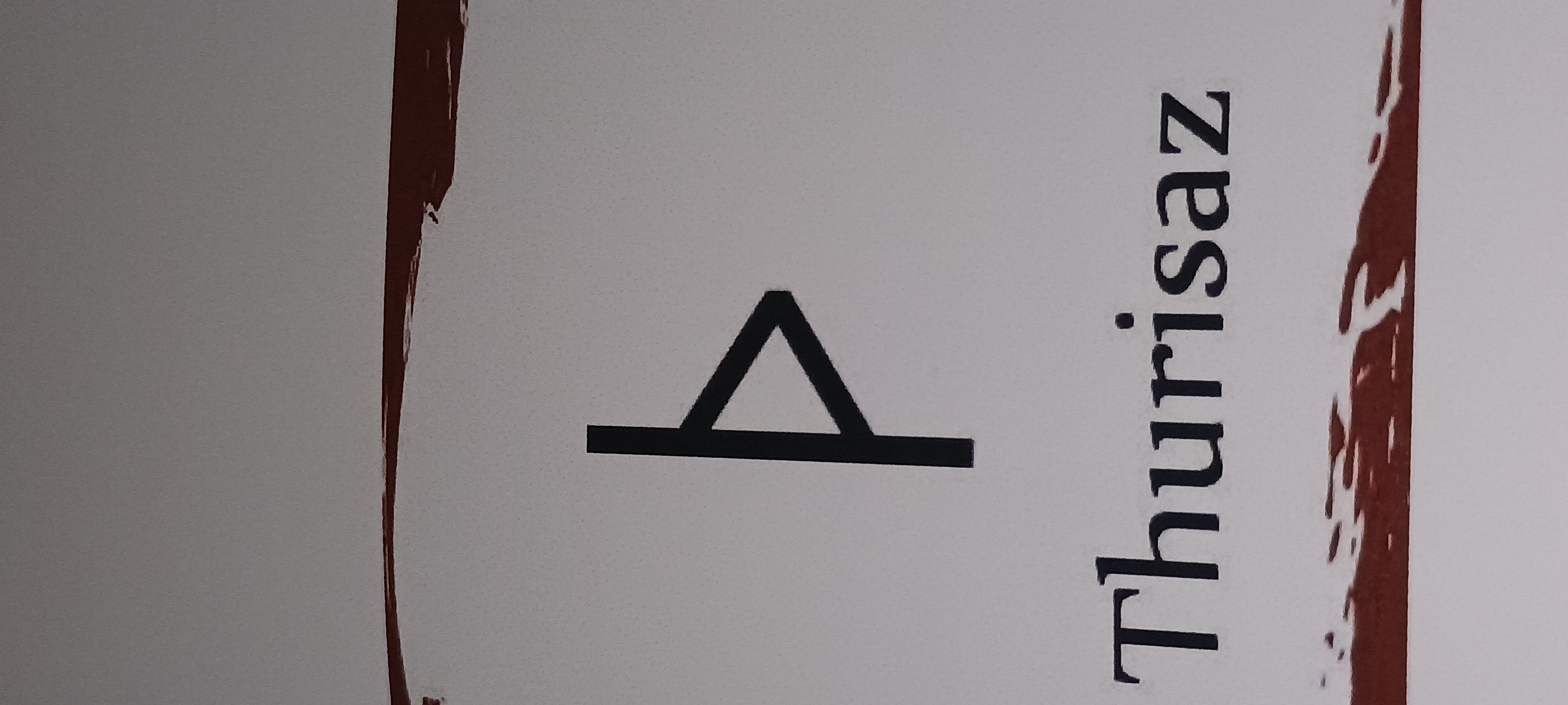 <p>Thurisaz (Thoo-ree-sahz)</p>