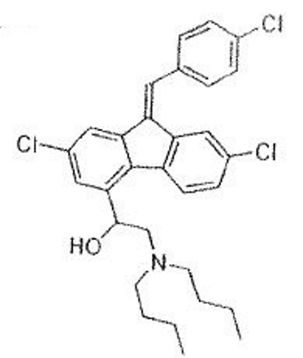 <p>erythrocytic schizonticide that is used in combo with Artemether</p>