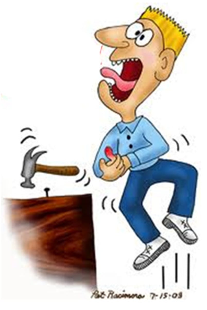 <p>dolor (... me duele)</p>