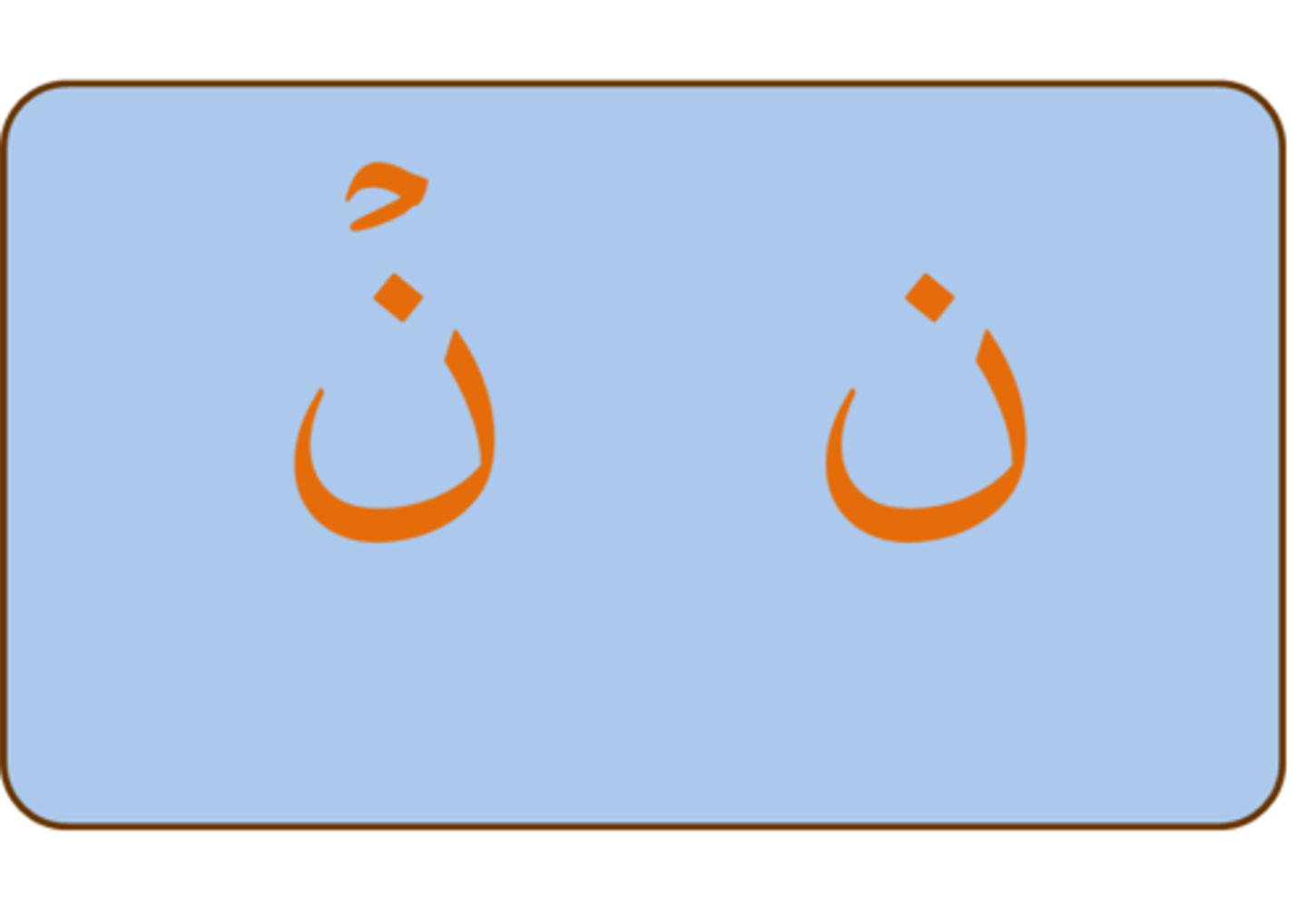 <p>Every Noon with or without sukun.</p>