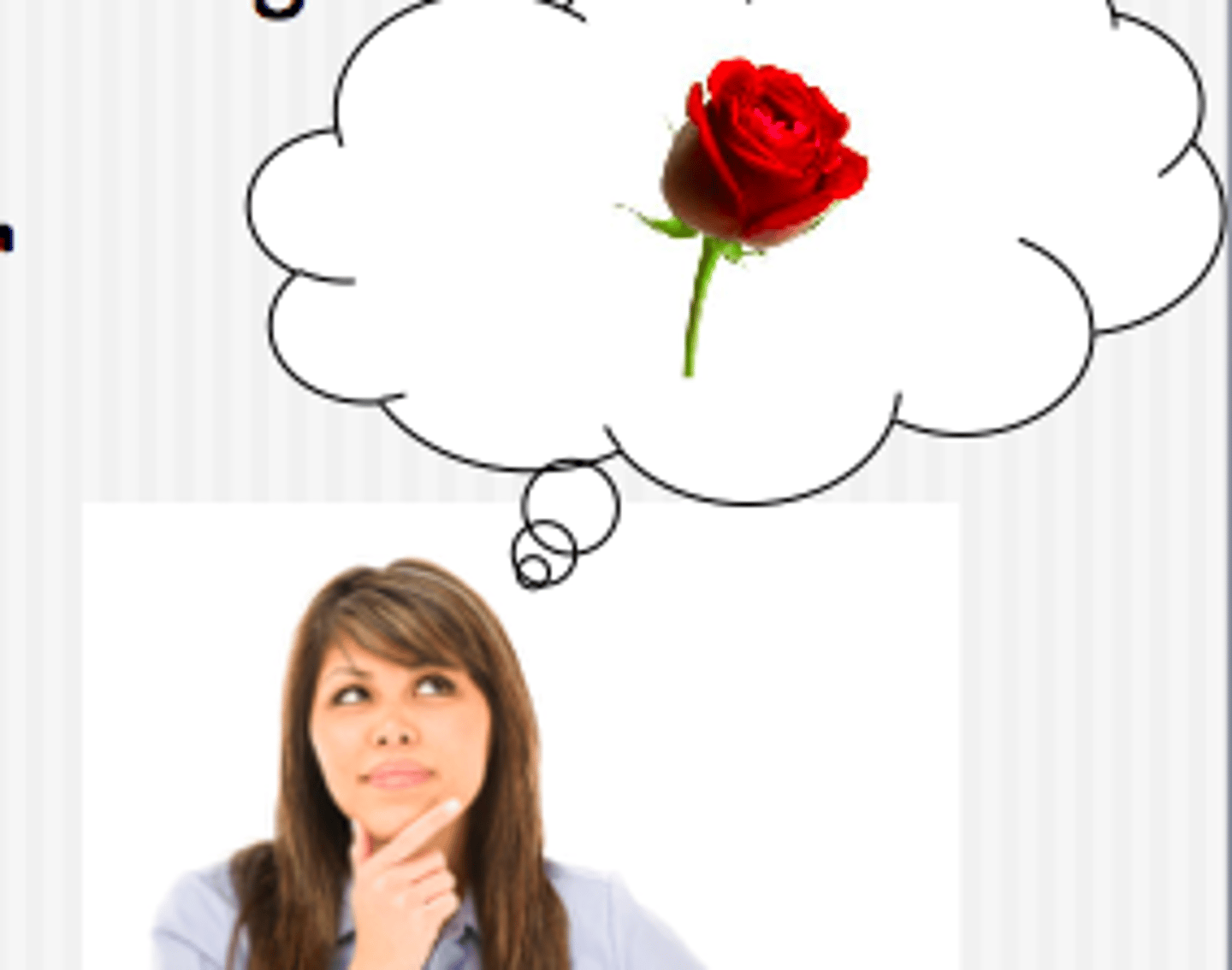 <p>creating visual images in the mind in the absence of visual input</p>
