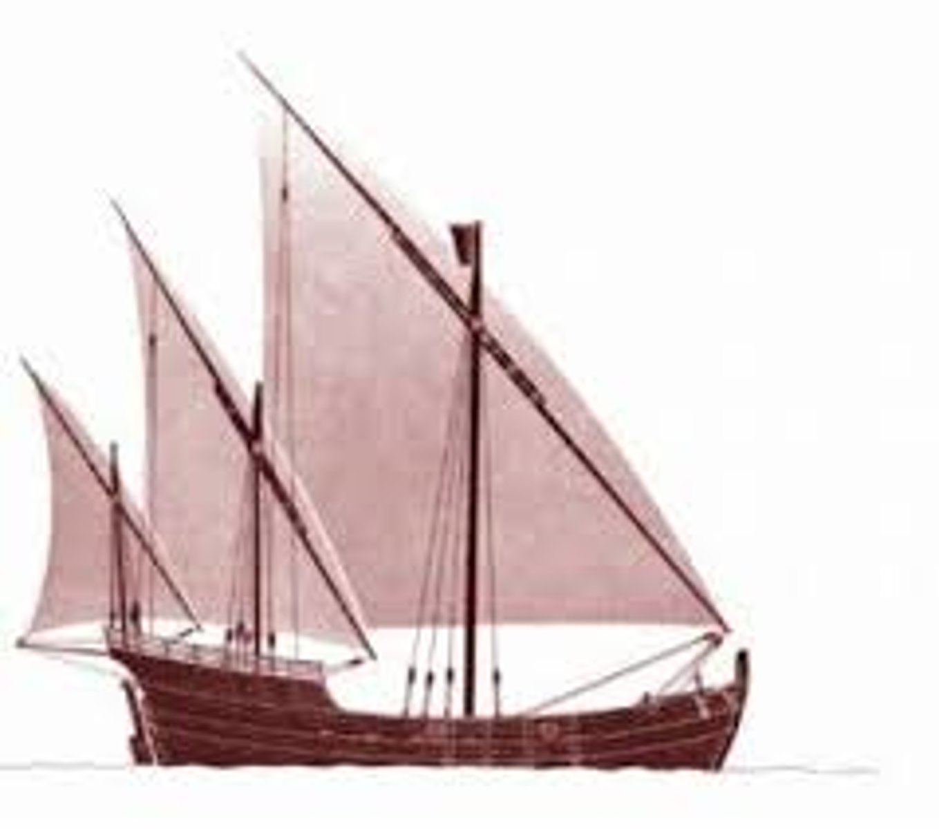 <p>Triangular sail that was developed in Indian Ocean trade that allowed a ship to sail against the wind.</p>