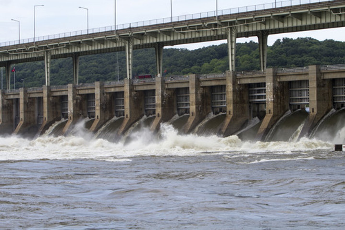 <p>This was part of the New Deal - the government hired workers to build about 50 dams along rivers in the South and in Tennessee to stop flooding and produce electricity.</p>