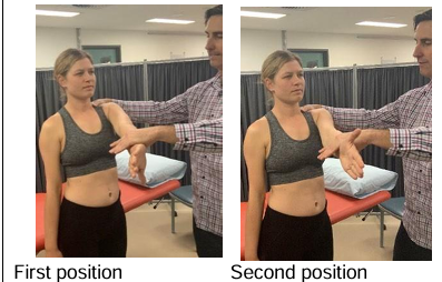 <p>Positive Test:</p><p>Pain/clicking are produced in first test </p><p>Pain is diminished in second test </p><p>Testing for: Biceps and Labrum tear</p>