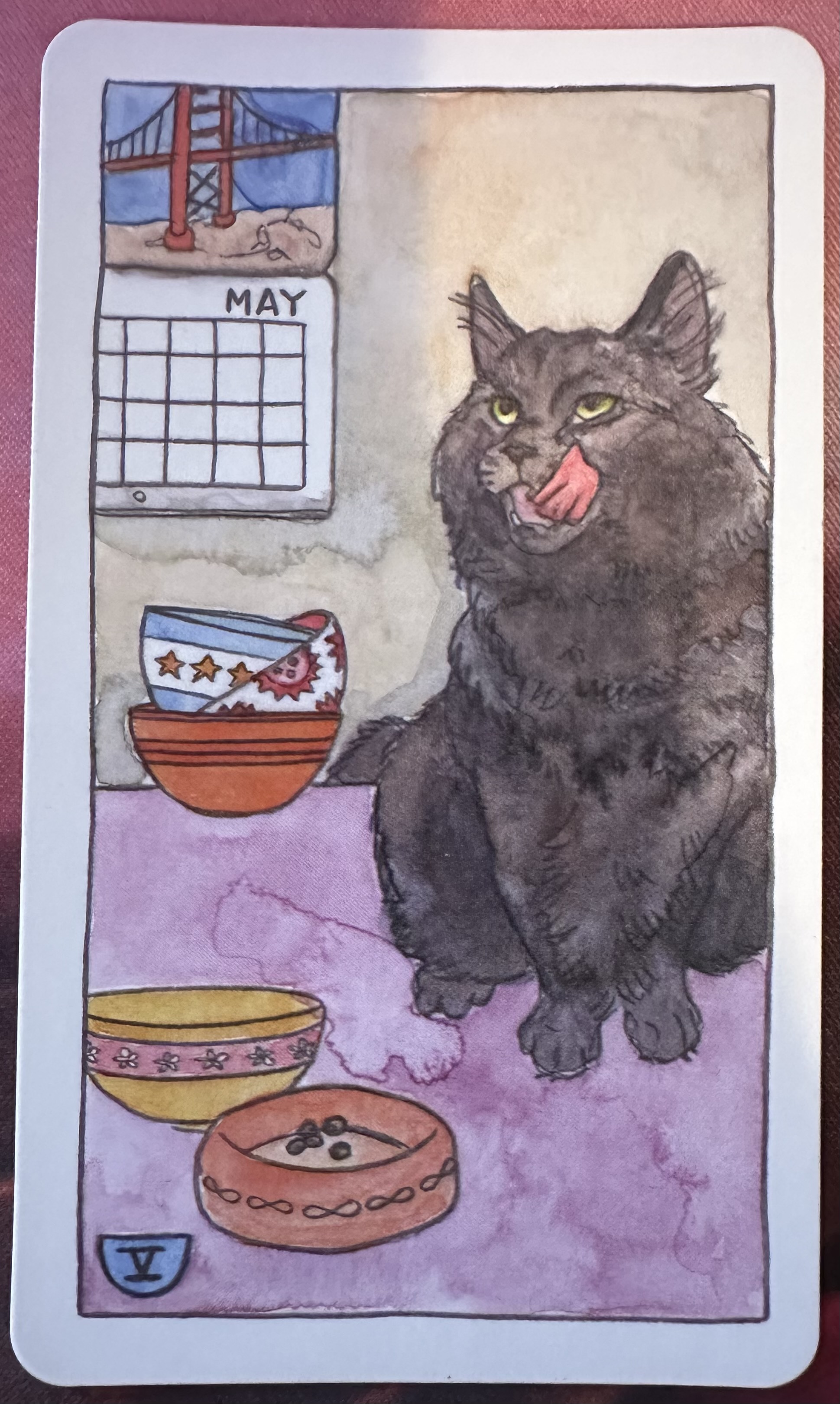 <p>Five of Cups (V) Upright</p>