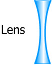 They are thinner in the middle than at the edge