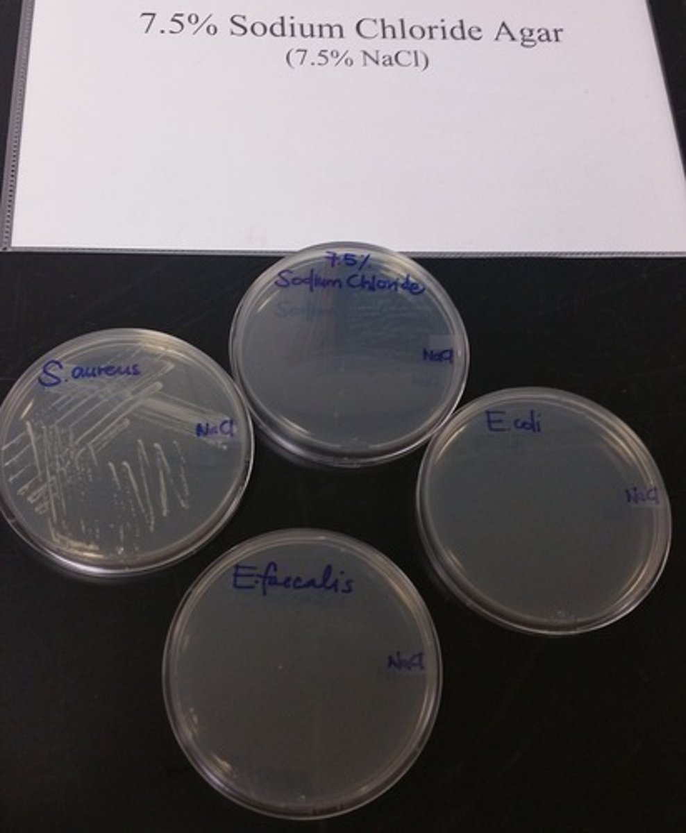 <p>This medium is inhibitory to most organism other than halophilic (salt-loving) microorganism. most useful for the detection of staphylococcus.</p>