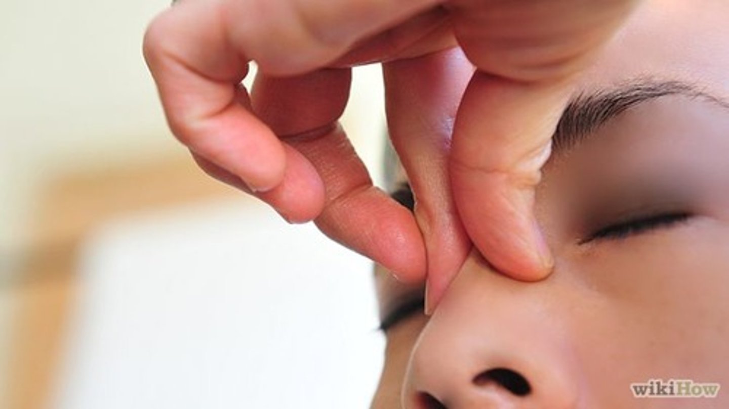 <p>congested; stuffed-up</p>