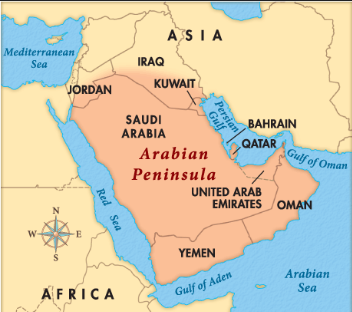 <p>Arabian Peninsula</p>