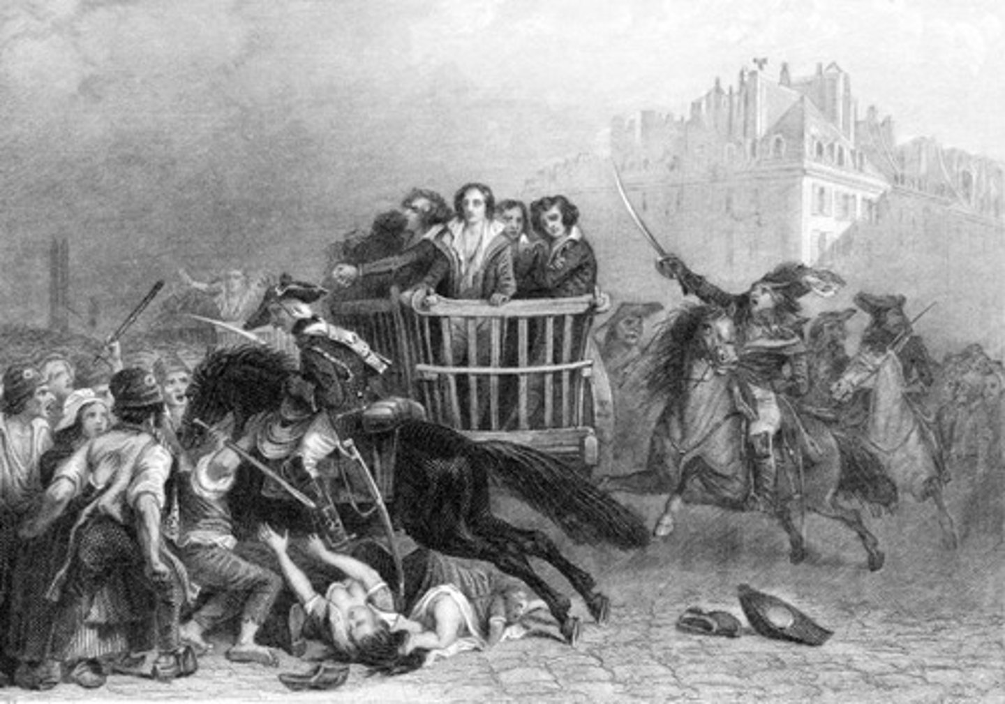 <p>Ten-month period of brutal repression when some 40,000 individuals were executed as enemies of the French Revolution.</p>