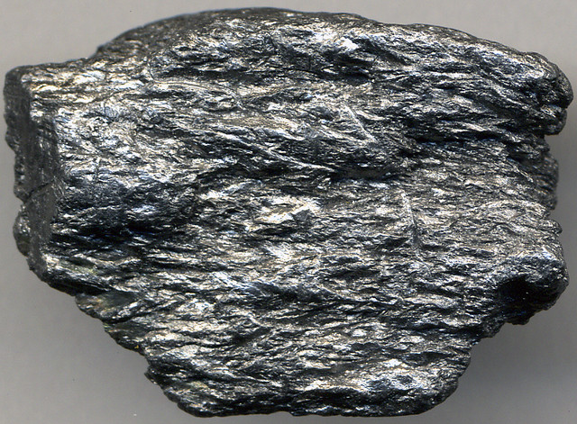 <p>Mineral: Graphite</p><p><span style="font-family: Open Sans, sans-serif">Graphite’s extreme softness, greasy feel, low specific gravity, and the ease with which it leaves dark gray to black marks on paper, usually serve to distinguish it from similar looking metallic minerals.</span></p>