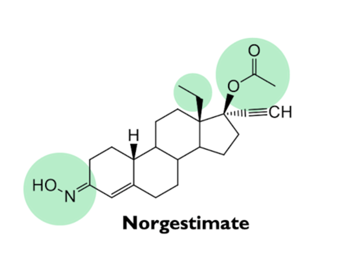 <p>- prodrug</p><p>- converted to levonorgestrel oxime and then to levonorgestrel in vivo</p>