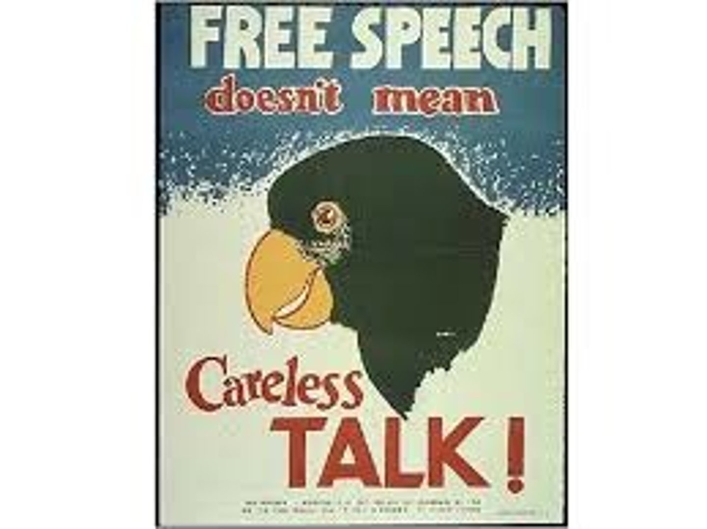 <p>Standard limiting speech that incites harm.</p>