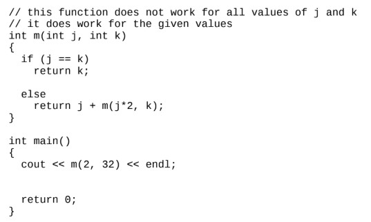 <p>(10 points) What does the following program print. You will not get any points if you don't show the steps of the calculation. You do not have to explain what the function does. Be very methodical, it is easy to make a mistake.</p>
