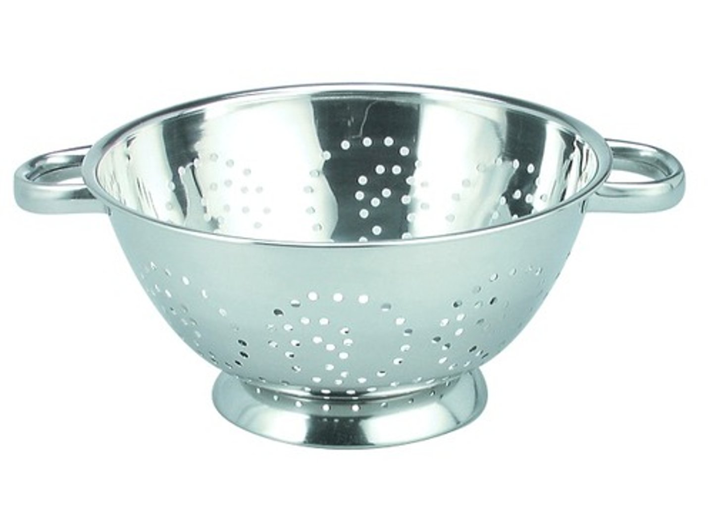 <p>Used to drain liquid from cooked pasta and vegetables. Colanders stand on metal feet, while strainers are usually handheld.</p>