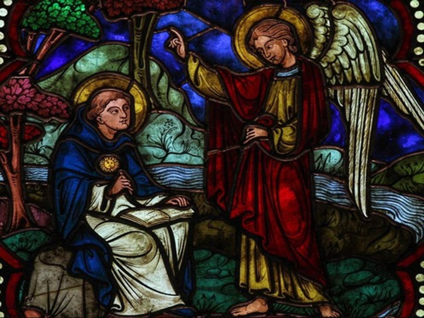 <p>The revelation of His Name to Moses in the burning bush.</p>