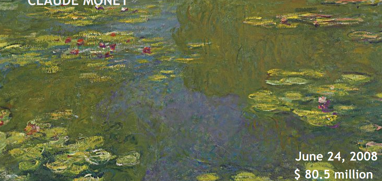 <p>Le bassin aux nymphéas</p>