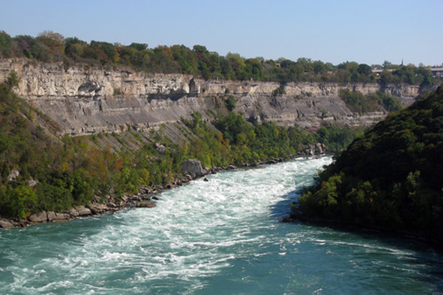 <p>a large waterfall</p>