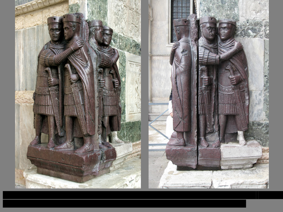 Portraits of the four tetrarchs