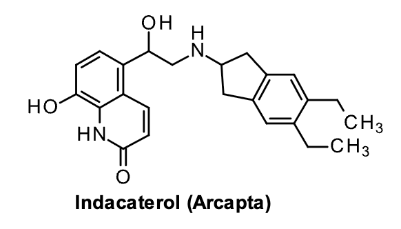 <p>Indacaterol</p><p class="p1">Structural Evaluation:</p>