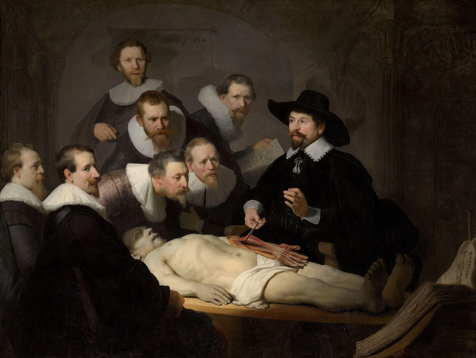 <p>Anatomy Lesson of Dr. Nicolaes Tulp, Rembrandt van Rijn </p>