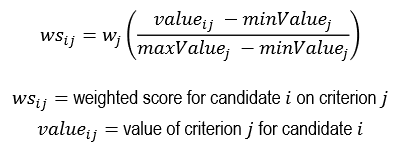 <ul><li><p>How much more is a value compared to the min value in the range</p><p></p></li></ul>