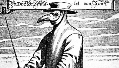 A bacterial disease of fleas that can be transmitted by flea bites to rodents and humans; humans in late stages of the illness can spread the bacteria by coughing. High mortality rate and hard to contain. Disastrous.