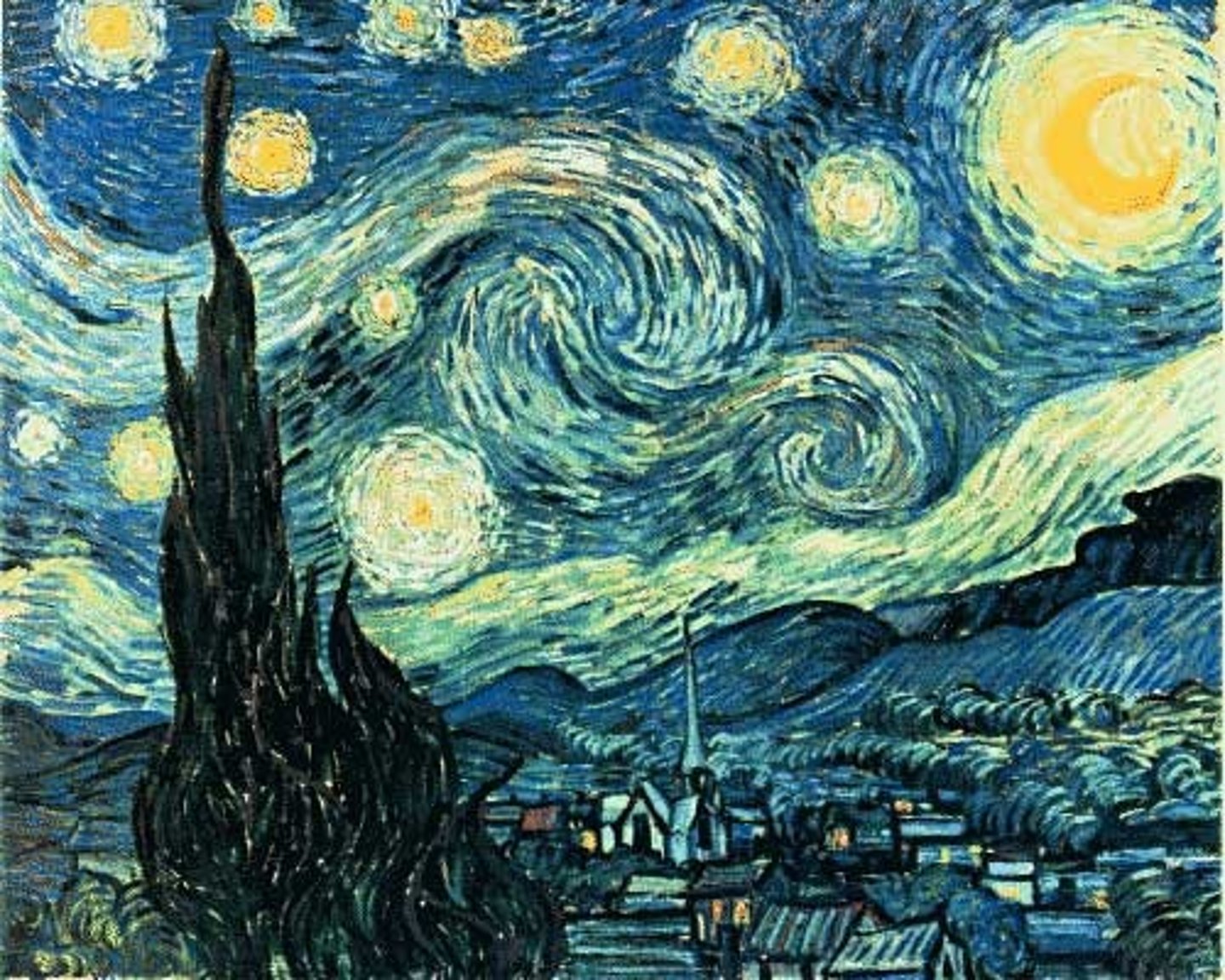 <p>You can see the brushstrokes made by the artist. They are not blended together.</p><p>Paintings with visible brushstrokes are usually expressive rather than realist.</p>