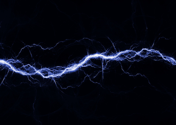 <p>process of an unbalanced electric charge becoming balanced</p>