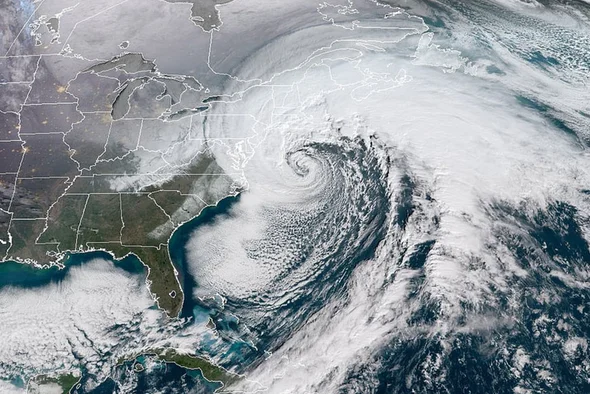 <p>a low pressure system characterized by an inward and counterclockwise flow of air in the northern hemisphere. Tornadoes, hurricanes and mid-latitude cyclones are all types of cyclones.</p>