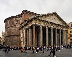 <p>-Hadrian rebuilt the pantheon again but decided to add a rotunda -Included pictures of old popular emperors (Augustus/Trajan) -Marvel of concrete Architecture -Diameter is the same as the height</p>