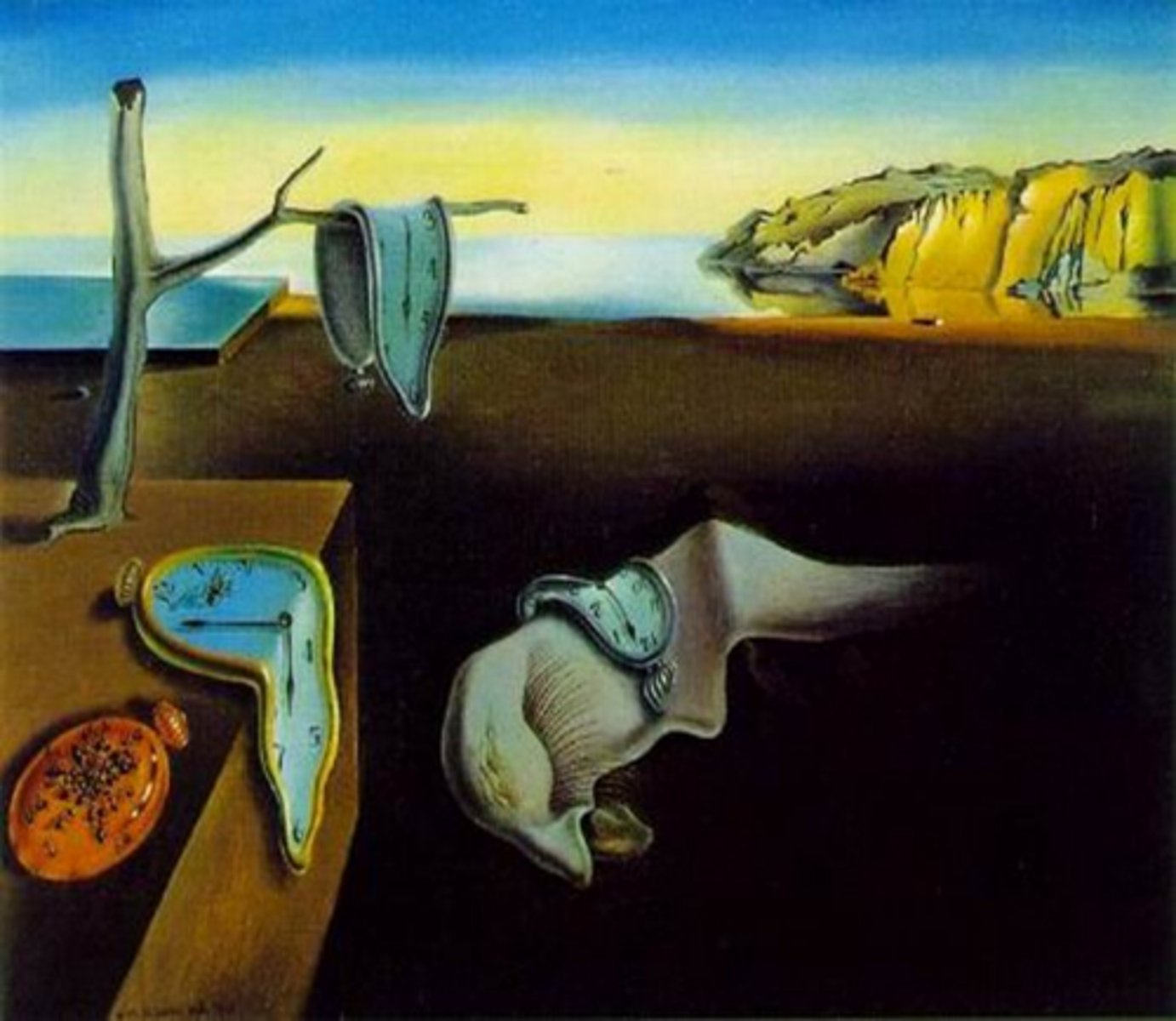 <p>Salvador Dali, 1931, oil o/canvas</p>