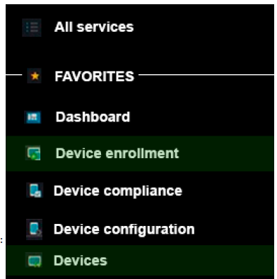 <p>Device Enrollment and Devices (DED)</p>