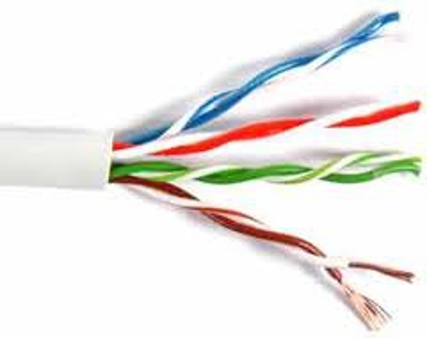<p>Two wires that carry the data signals (one conductor carries a positive signal; one carries a negative signal). They are made of 22 or 24 gauge copper wiring.</p>