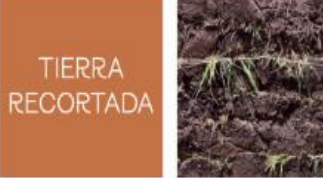 <p>bloques de tierra y hierba, apilado para formas muros</p>