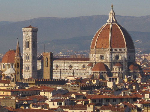 -Dome of the Cathedral of Florence 1418-1436
-largest dome built since the Romans
-technical achievement in its construction (no "centering" - built to be self-supporting as it was constructed)