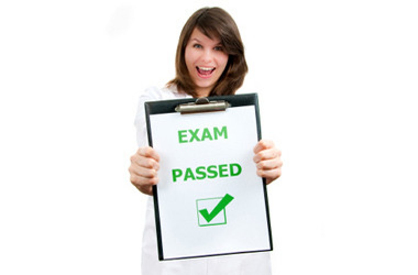 <p>to pass (the test)</p>