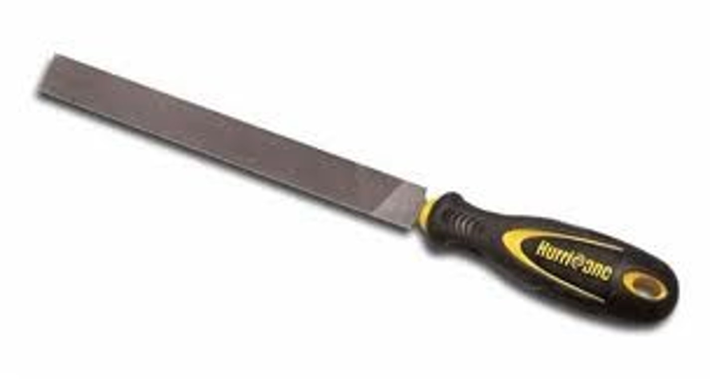 <p>Used for shaping and smoothing the edges of wood, plastic and metal</p>