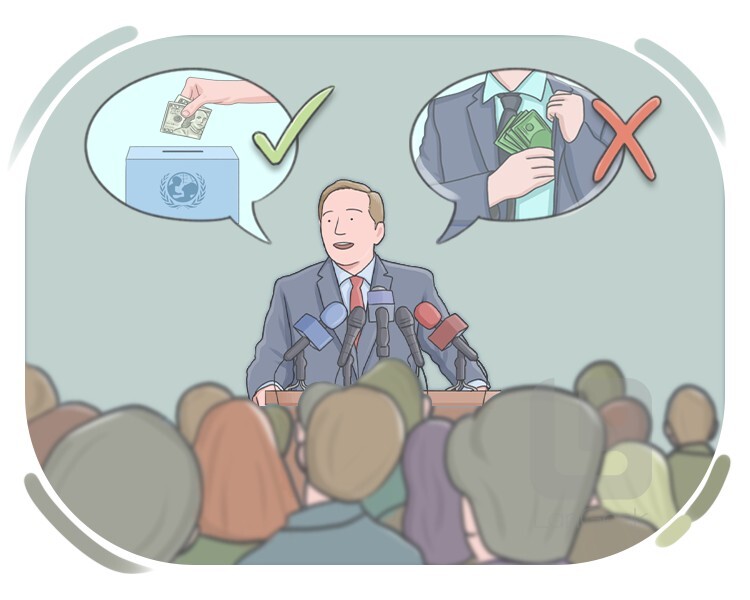 <p>To further the progress of something.</p>