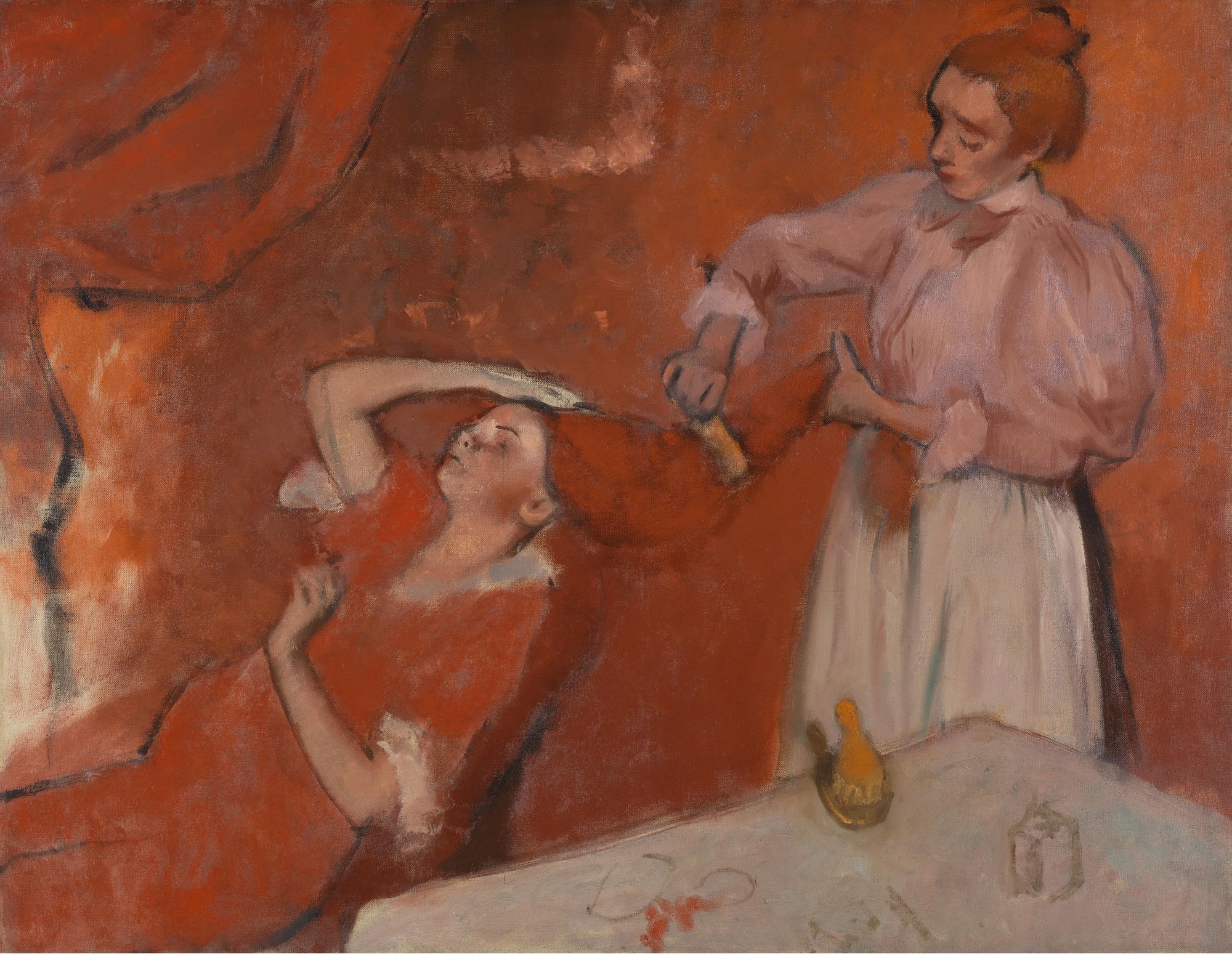 <p><em>La coiffure</em></p>