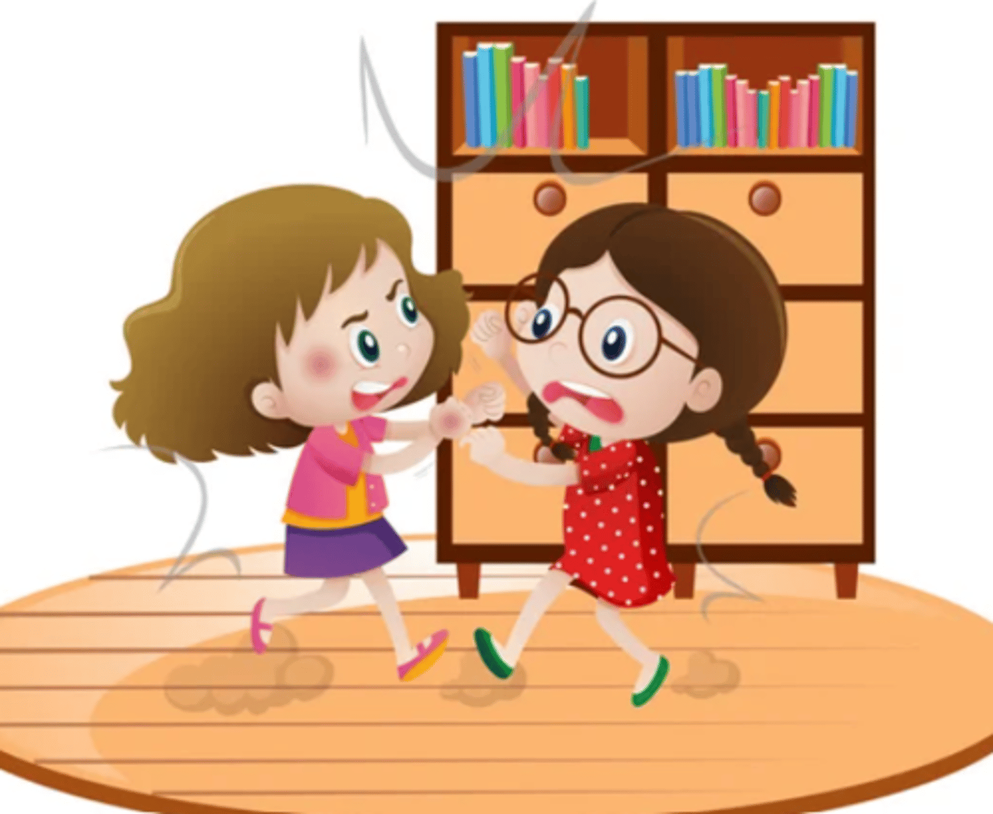 <p>es una acción similar a pelear en la que la fuerza es importante. También, puede ser intentar conseguir lo que quieres.</p>