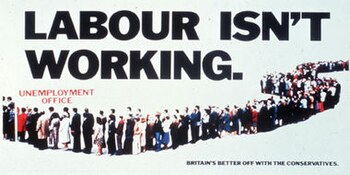 <p>Saatchi and Saatchi trained Margaret Thatcher to <u>lower her voice</u> (like a man) and <u>wear traditional clothing and hair styles</u>.</p><p>This appealed to voters because Thatcher’s <u>appearance reflected that of a traditional housewife of the 1950s</u>. This decade is remembered as one of <u>affluence</u> and a time when people ‘never had it so good’.</p><p></p><p>Saatchi and Saatchi also produced the <u>famous billboard poster</u> highlighting the iconic message: <u>‘Labour isn’t working’ </u>which became the <u>Conservative’s poster of choice for the 1979 General Election</u>.</p><p>This poster can be seen to <u>mock</u> the election poster used by <u>Wilson’s Labour government in 1966 </u>which was entitled: <u>“You Know Labour Government Works”</u>.</p>