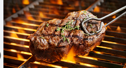 <p>Grilling - food placed on grate over a flame and radiates up</p>