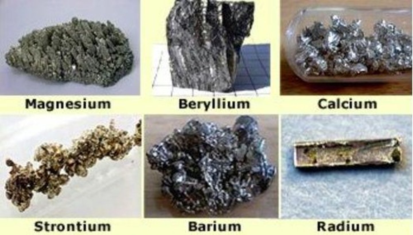 <p>Elements in Group 2 that are very abundant in Earth's crust.</p>