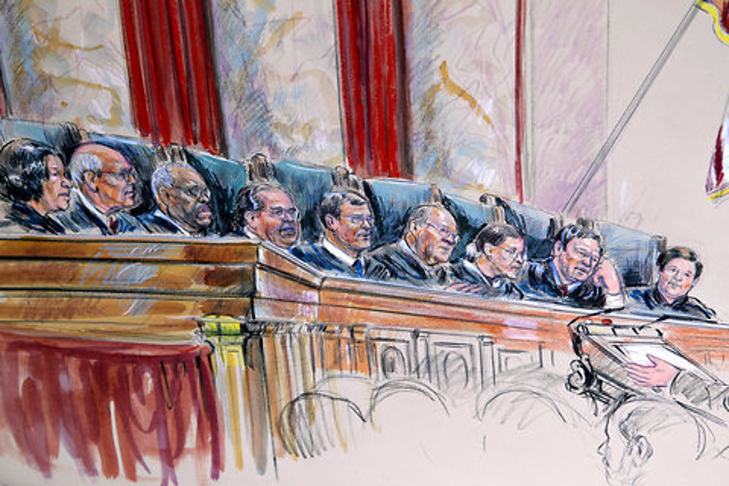 <p>philosophy that the courts should defer to elected lawmakers in setting policy, and should instead focus on interpreting law rather than making law</p>
